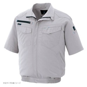 アイトス 空調服(R)　半袖ブルゾン(男女兼用) シルバーグレー SS 2998