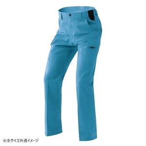アイトス カーゴパンツ(ノータック)(男女兼用) サックス M 6821