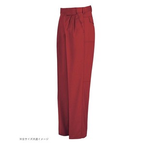 アイトス ワークパンツ(2タック) ワインレッド 115 5572