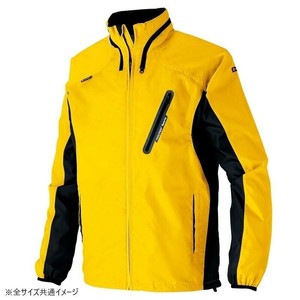 アイトス フードインジャケット(男女兼用) イエロー×ブラック M 10301