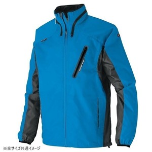 アイトス フードインジャケット(男女兼用) ターコイズ×チャコール SS 10301