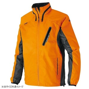 アイトス フードインジャケット(男女兼用) オレンジ×チャコール M 10301