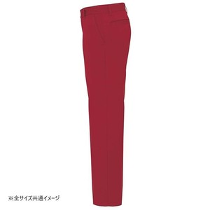 アイトス ストレッチパンツ(男女兼用) レッド 4L 50501
