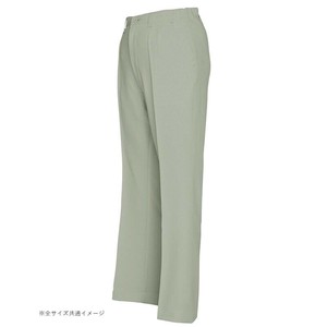 アイトス レディースシャーリングパンツ(1タック) アースグリーン L 5553