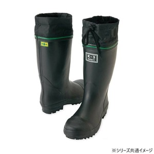アイトス 58601  安全ゴム長靴(踏み抜き抵抗板入り)(K-3)  ブラック  28cm