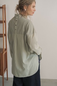【先行福袋企画】ソフトハイネック切替ブラウス