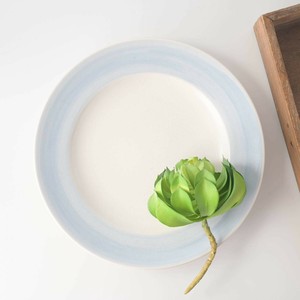 【特価品】エクシブ 27cmディナー皿 藍掛[B品][日本製/美濃焼/洋食器]