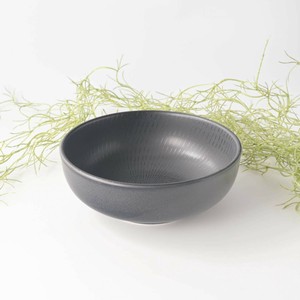 【特価品】千早 黒 16.5cm洋ボウル[B品][日本製/美濃焼/洋食器]