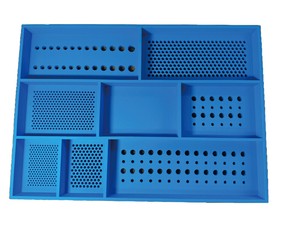 トップ ボックス ツールトレイ ブルー