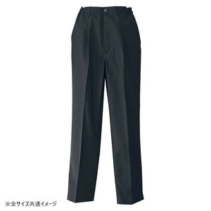 アイトス レディースシャーリングチノパンツ(1タック) ブラック L HS2603