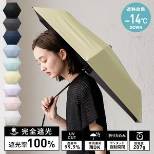 【日傘】【自動開閉】超軽量 207g ワンプッシュ グラスファイバー【nsu-30203z】
