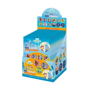 【12月入荷予定】 ディズニーシークレットレザー風缶バッジ　ズートピア2／単品（12種）