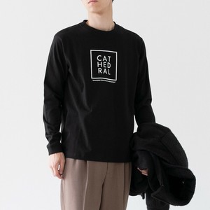 【メンズ】コンフォートジャージー　レタードプリントTEE "CATHEDRAL"