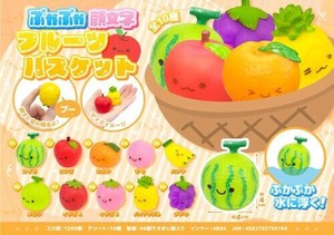 【New】ぷかぷか顔文字フルーツバスケット不均等10種アソート MB1615