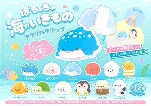 【New】ぽちゃちゃ海のいきものアクリルクリップ MB1211