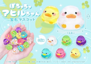 【New】ぽちゃちゃアヒルちゃん宝石マスコット6種アソート MB1168