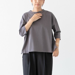 【レディース】日本製　ハイゲージECO天竺 - ボトルネッククロップドTEE