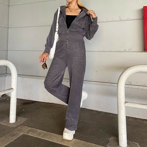 3-Piece Suit Sparkle Zip Hoodie Set of 2 [2025 NEW]