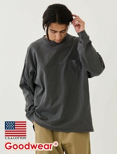 【2025春夏新作】USAコットン製品染めSUPER BIGポケットロンT
