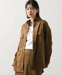 【新作】スエードライクシャツ