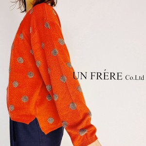 ドットジャガードニットショートプルオーバー【2024新作】