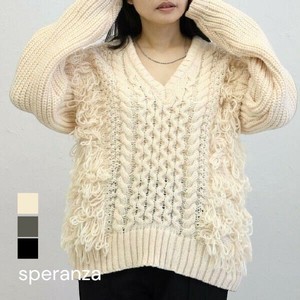 【2025新作】フリンジニット　ニット　レディース