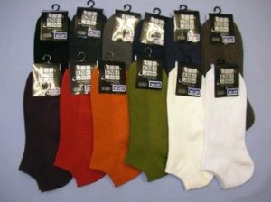 Ankle Socks Rib Socks 14-colors Made in Japan