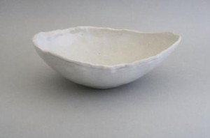 「便利な器」粉引　カレー鉢