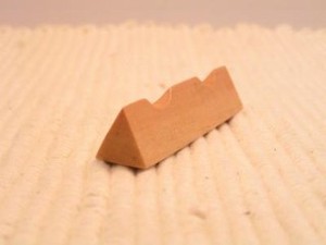 シンプルでかわいい木の三角箸置き☆スプーンレスト★