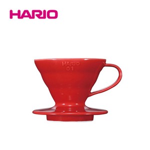 『HARIO』1〜2杯用　V60透過ドリッパー01セラミックR VDCR-01-R（ハリオ）