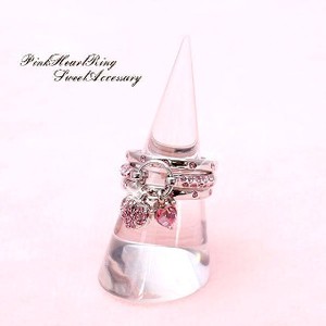 Swarovski Ring Pink Layering Crystal