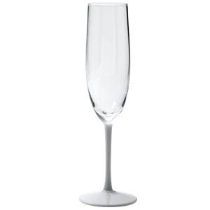 ◆大人のグラス◆ ホワイトステム フルートグラス【シャンパングラス】【ワイン】