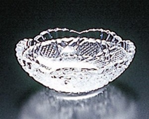 Small Plate Mamesara Crystal Made in Japan