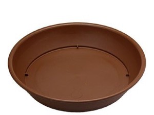 【植木鉢の受け皿です】ビオラデコ受皿7号　チョコブラウン