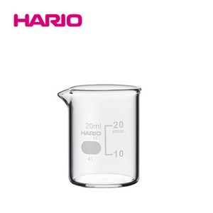『HARIO』【日本製・アロマ関連やディスプレイなどにも！】ビーカー B-20 SCI　20ml HARIO（ハリオ）