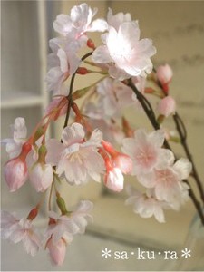 【SALE】しだれ桜♪【造花】23009