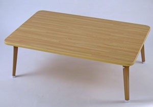 【直送可】簡易に使用できる　メラミン折りたたみ簡易テーブル