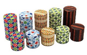Storage Jar/Bag Kitchen Japanese Pattern Made in Japan