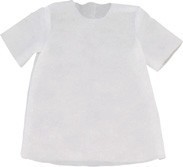 【ATC】衣装ベースシャツ幼児〜小学校低学年用白 1939