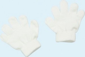 【ATC】ミニのびのび手袋 白 [002115]