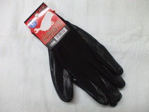 Rubber/Poly Disposable Gloves 12-pcs 1-pairs Size L