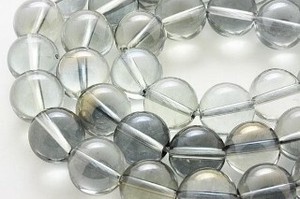 【丸ビーズ】シルバーオーラ 12mm【天然石 パワーストーン】