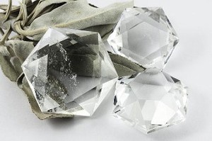 【置き石】六芒星 水晶(天然水晶) 25mm