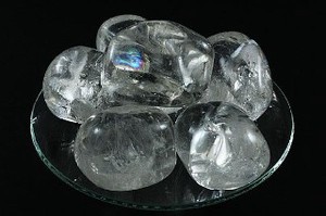 【天然石 置き石】タンブル型 (大) 水晶 1kgパック