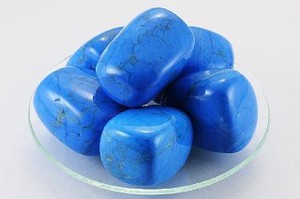 【天然石 置き石】タンブル型 (大) ハウライトトルコ 1kgパック