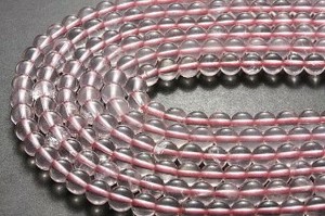 【丸ビーズ】マダガスカルローズ (3A) 6mm 【天然石 パワーストーン】