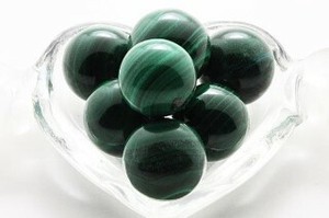 【天然石置き石】丸玉 12mm マラカイト【天然石 パワーストーン】