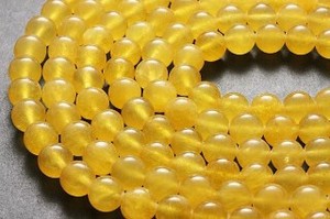 【丸ビーズ】オレンジカルサイト 8mm【天然石 パワーストーン】