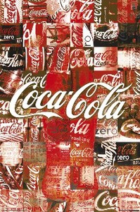 ■ポスター■610X915mm★ Coca-Cola - patchwork
