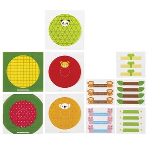 Onigiri Wrap Fruit Animal Sticker Attached